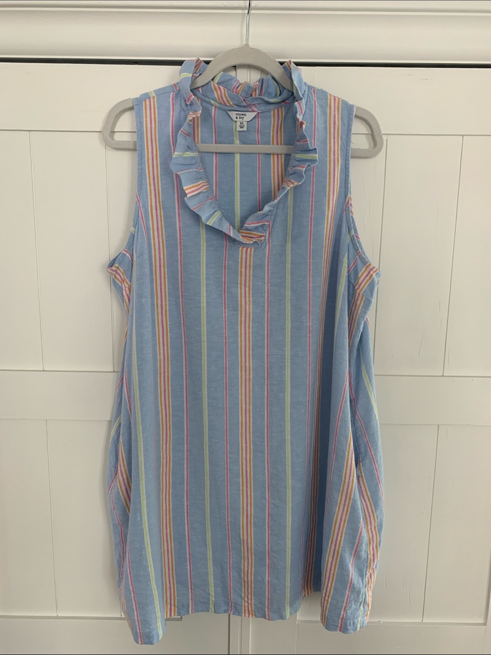 Crown and Ivy Cotton Summer Dress with Pockets - Size XL